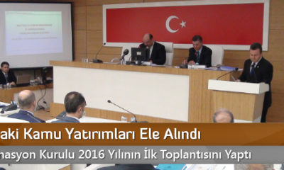 Çorum’daki Kamu Yatırımları Ele Alındı