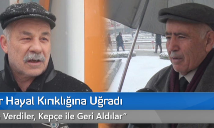 Emekliler Hayal Kırıklığına Uğradı