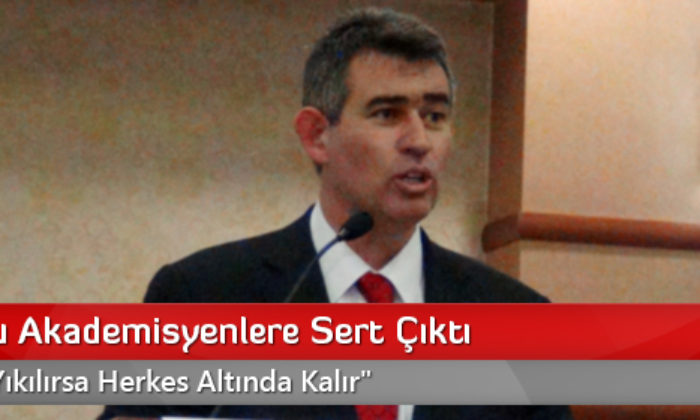 Feyzioğlu Akademisyenlere Sert Çıktı