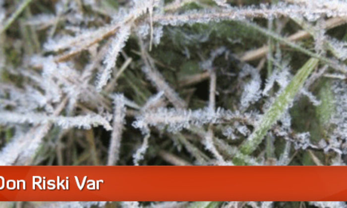 İki Gün Don Riski Var