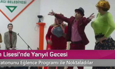 Kargı Fen Lisesi’nde Yarıyıl Gecesi