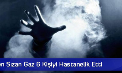 Kombiden Sızan Gaz 6 Kişiyi Hastanelik Etti