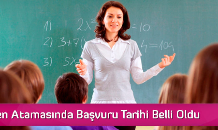 Öğretmen Atamasında Başvuru Tarihi Belli Oldu