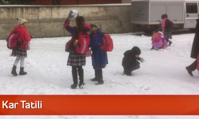 Okullara Kar Tatili