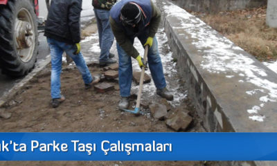 Osmancık’ta Parke Taşı Çalışmaları