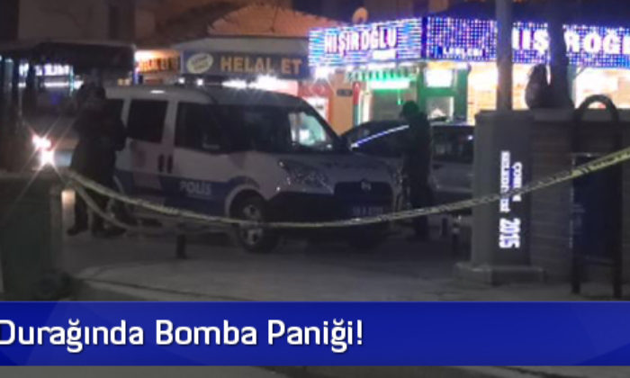 Otobüs Durağında Bomba Paniği!