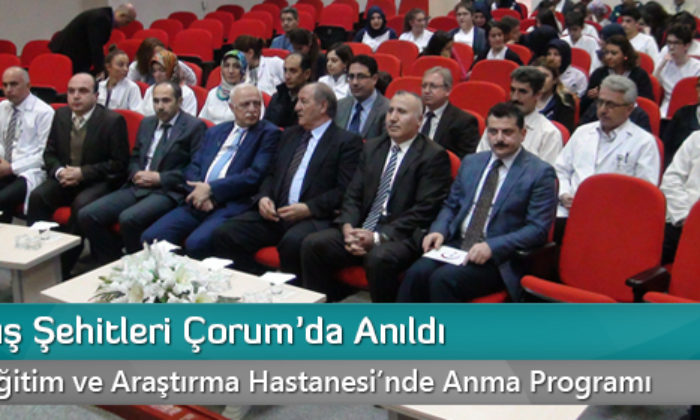 Sarıkamış Şehitleri Çorum’da Anıldı