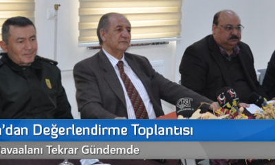 Vali Kara’dan Değerlendirme Toplantısı