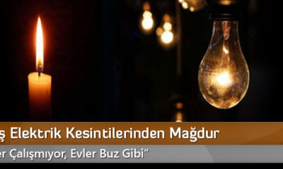 Vatandaş Elektrik Kesintilerinden Mağdur