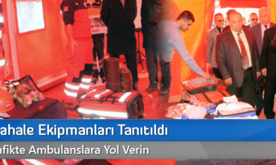 Acil Müdahale Ekipmanları Tanıtıldı