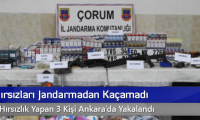 Bakkal Hırsızları Jandarmadan Kaçamadı