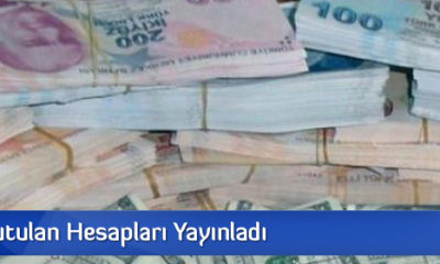 TBB Unutulan Hesapları Yayınladı
