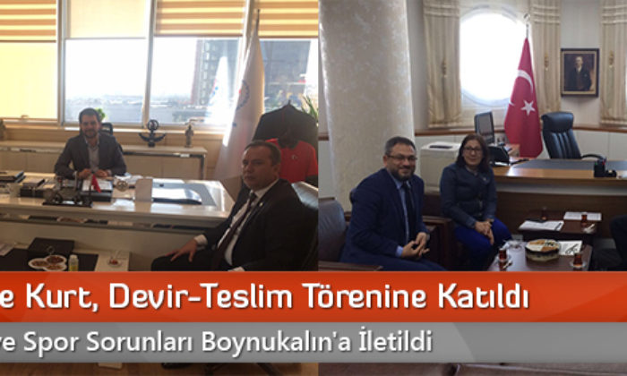 Ceylan ve Kurt, Devir-Teslim Törenine Katıldı