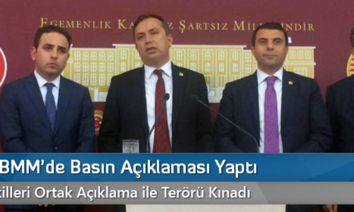 Ceylan TBMM’de Basın Açıklaması Yaptı