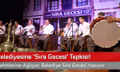 Çorum Belediyesine ‘Sıra Gecesi’ Tepkisi!