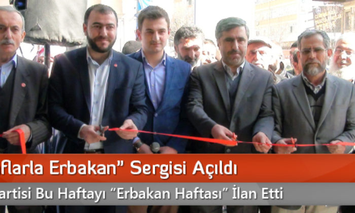 “Fotoğraflarla Erbakan” Sergisi Açıldı
