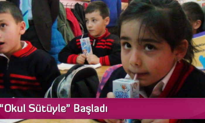 İlk Ders “Okul Sütüyle” Başladı