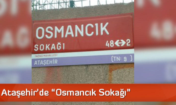 İstanbul Ataşehir’de “Osmancık Sokağı”