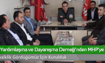 Muhtarlar Yardımlaşma ve Dayanışma Derneği’nden MHP’ye ziyaret