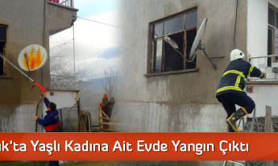 Osmancık’ta Yaşlı Kadına Ait Evde Yangın Çıktı