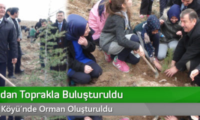 18 Bin Fidan Toprakla Buluşturuldu