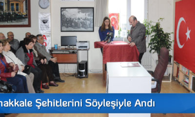 ADD Çanakkale Şehitlerini Söyleşiyle Andı