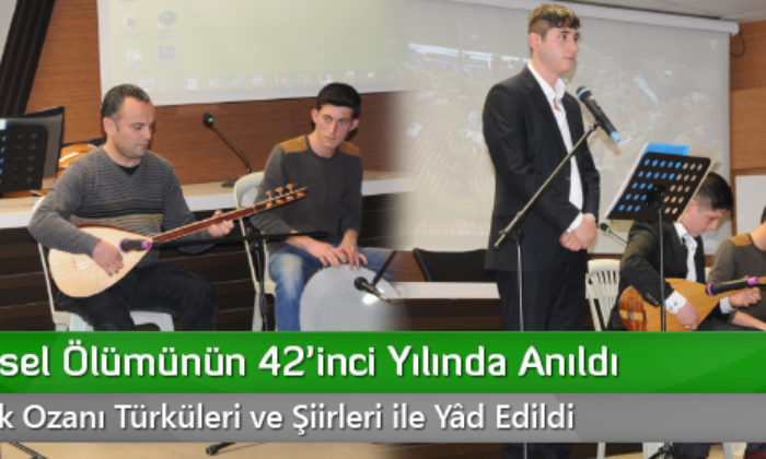 Aşık Veysel Ölümünün 42’inci Yılında Anıldı