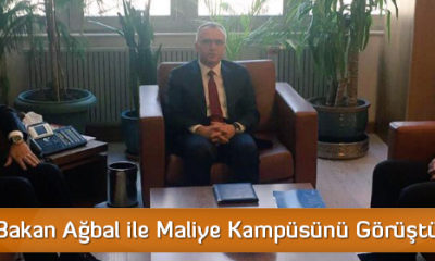 Ceylan, Bakan Ağbal ile Maliye Kampüsünü Görüştü