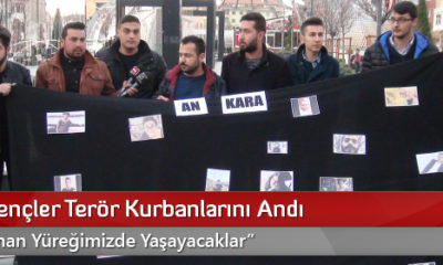 CHP’li Gençler Terör Kurbanlarını Andı