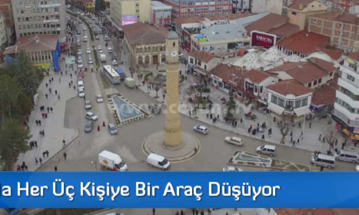 Çorum’da Her Üç Kişiye Bir Araç Düşüyor