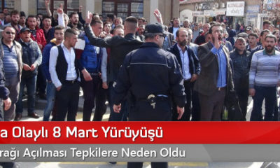 Çorum’da Olaylı 8 Mart Yürüyüşü