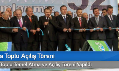 Çorum’da Toplu Açılış Töreni