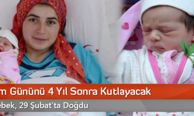 İlk Doğum Gününü 4 Yıl Sonra Kutlayacak