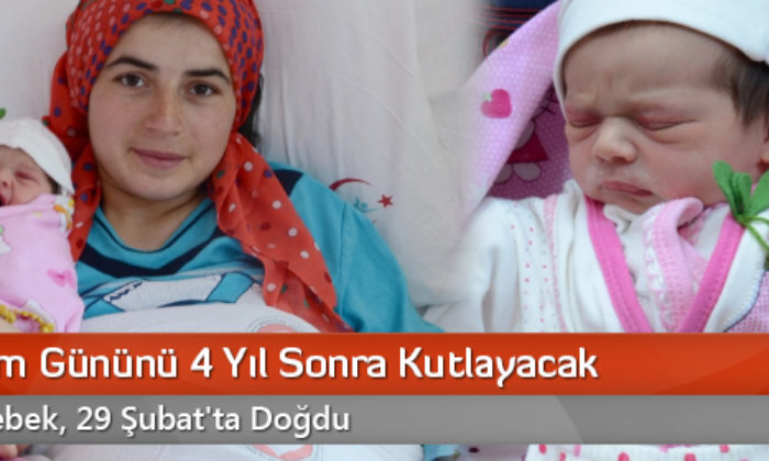 İlk Doğum Gününü 4 Yıl Sonra Kutlayacak