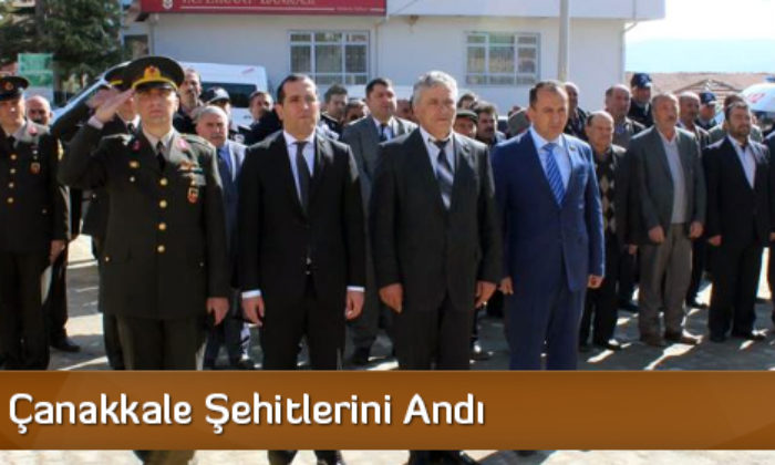 Ortaköy Çanakkale Şehitlerini Andı