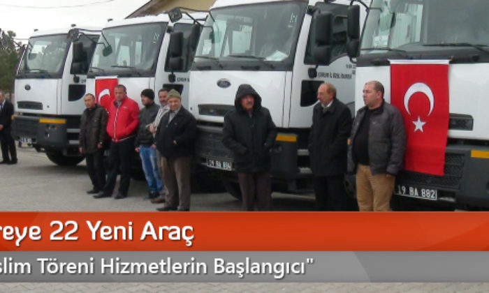 Özel İdareye 22 Yeni Araç