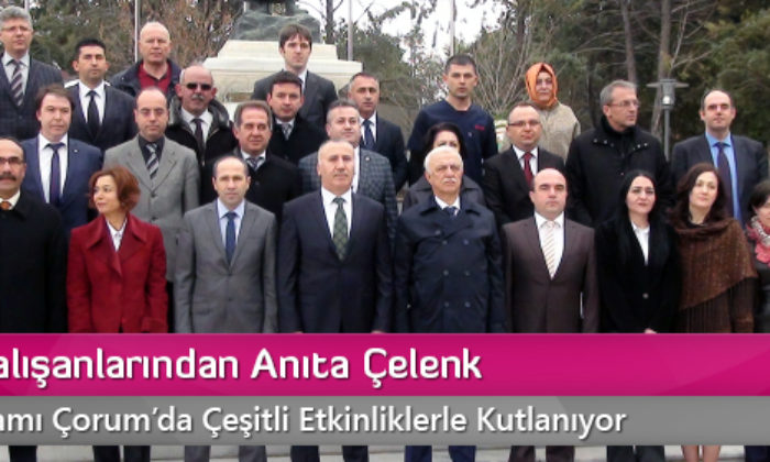 Sağlık Çalışanlarından Anıta Çelenk