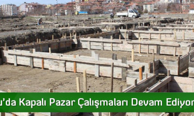 Sungurlu’da Kapalı Pazar Çalışmaları Devam Ediyor