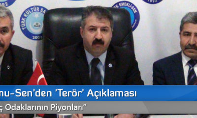 Türk Kamu-Sen’den ‘Terör’ Açıklaması