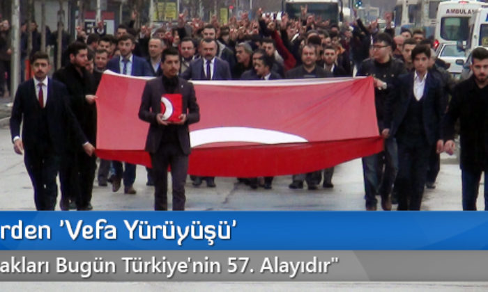 Ülkücülerden ‘Vefa Yürüyüşü’