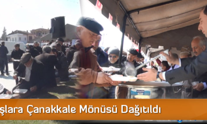 Vatandaşlara Çanakkale Mönüsü Dağıtıldı
