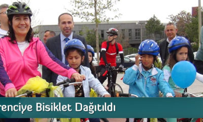 300 Öğrenciye Bisiklet Dağıtıldı