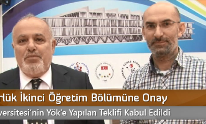 Antrenörlük İkinci Öğretim Bölümüne Onay