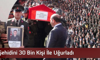 Çorum Şehidini 30 Bin Kişi İle Uğurladı