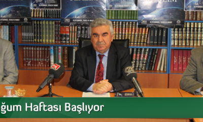 Kutlu Doğum Haftası Başlıyor