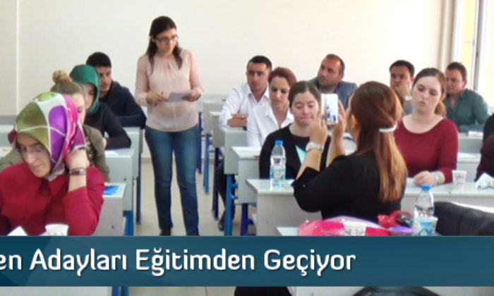 Öğretmen Adayları Eğitimden Geçiyor