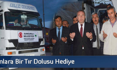 Kahramanlara Bir Tır Dolusu Hediye