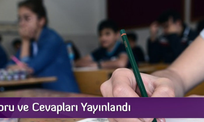 TEOG Soru ve Cevapları Yayınlandı