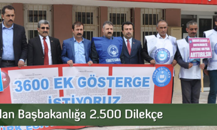 Çorum’dan Başbakanlığa 2.500 Dilekçe
