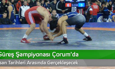 Türkiye Güreş Şampiyonası Çorum’da